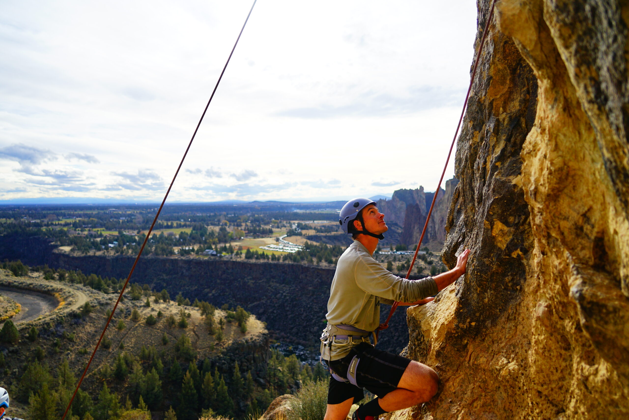 rock climbing