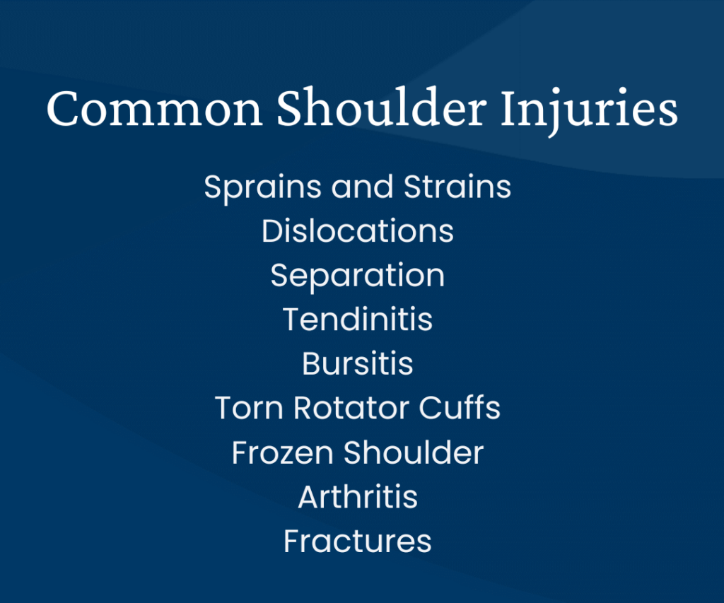 common shoulder injuries