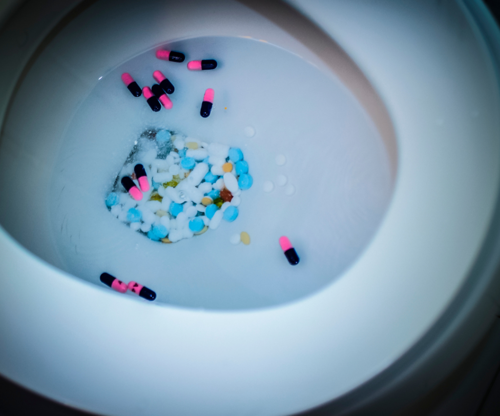 med disposal flush