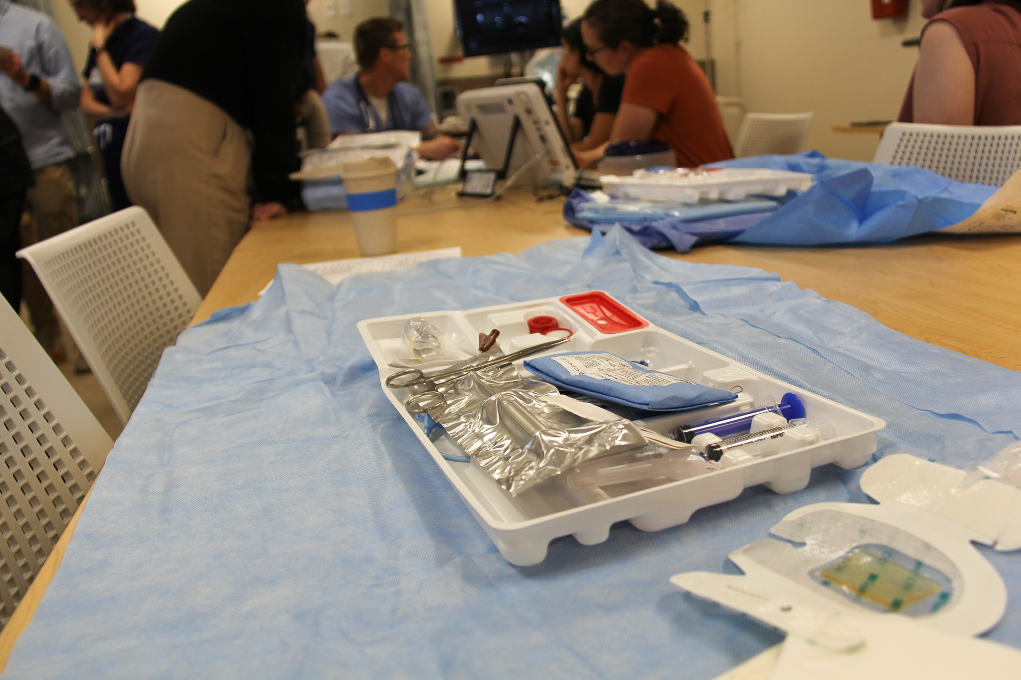 Medical equipment for central lines.