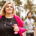woman-walking-weights-outdoor