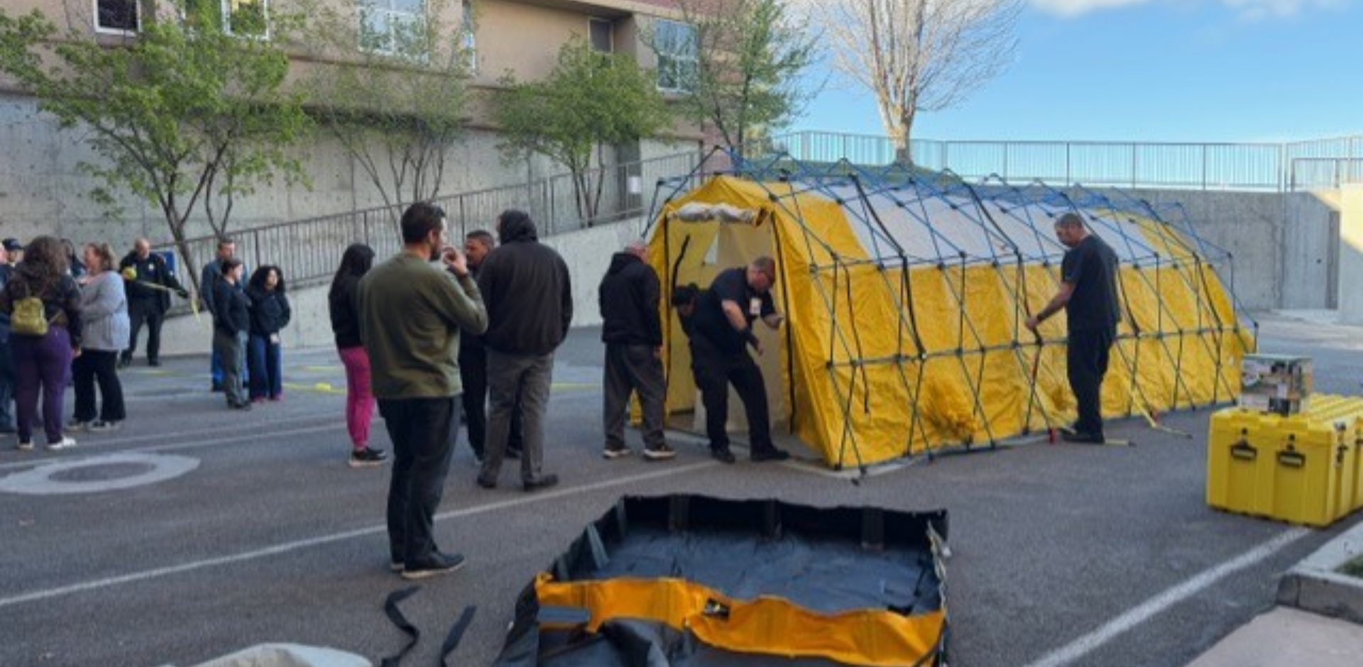 hazmat readiness training tent