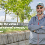 photos of Danny Hawkes with the text "I just can't extol the virtues of [the Wellness Center] enough."